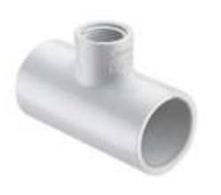 SP- 402-250 TEE 2" CEM X REDUCCION 1 1/4" RH