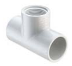 P098-TEE 402-020 PVC 2P