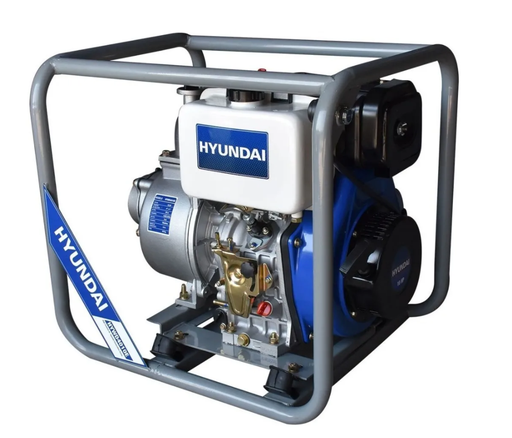 [HYWD4010E] MOTOBOMBA HYUNDAI DIESEL 10 HP  AUTOCEBANTE C/A ELECTRICO 4"X4"  HYWD4010E