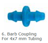 [201000205] RV- CONECTOR TUBING 4X7MM -201000205