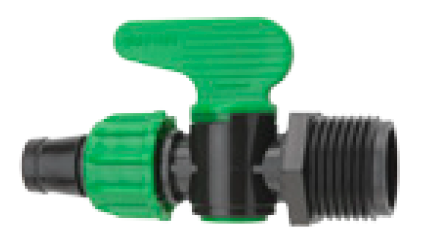 [101001849] RV- MINI VALVULA CONECTOR ROSCA H 3/4 X TORCION CINTA 5/8 -101001849