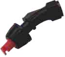 [CF-417D] SM- BOQUILLA ABANICO PLASTICO SALIDA ROJO 90°