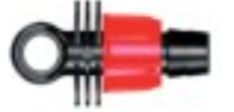 [T-FTA5-END] TR-CONECTOR FINAL X TORCION CINTA 5/8 ROJO